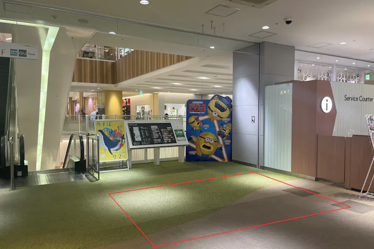 【ノースポート・モール】「3F-3区画(サービスカウンター横)」子供向けのプロモーションイベントや小規模物販に最適なイベントスペースの画像1