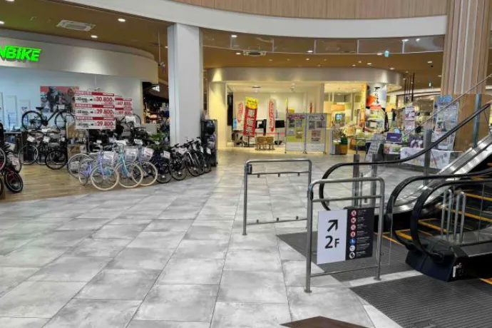 【イオンスタイル仙台卸町】1Fイオンバイク前 販促プロモーションに最適なスーパー店内催事イベントスペース