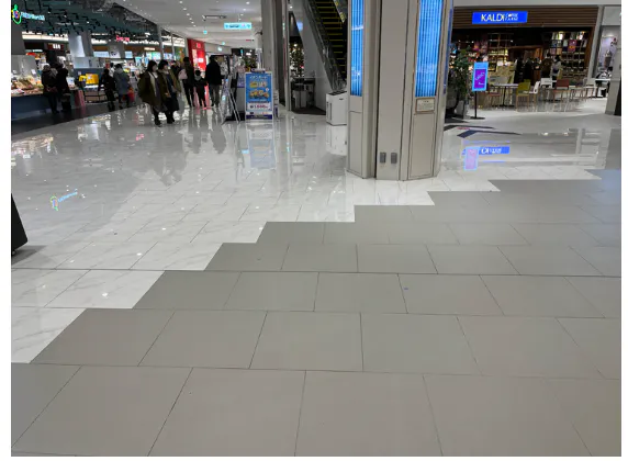 【イオンモール白山】1階大口水産前通路中央の画像