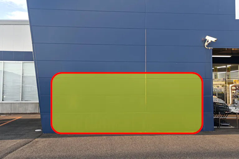 出店スペース:ポーチ前(左側)