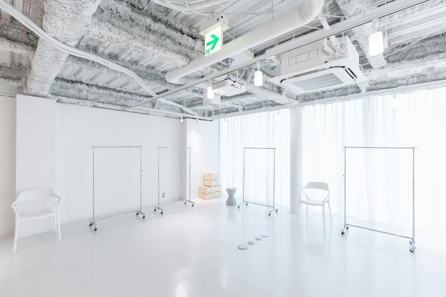 【北参道駅3分】展示会・ポップアップイベントに最適なギャラリースペース/バックヤード・フィッティングスペースも完備