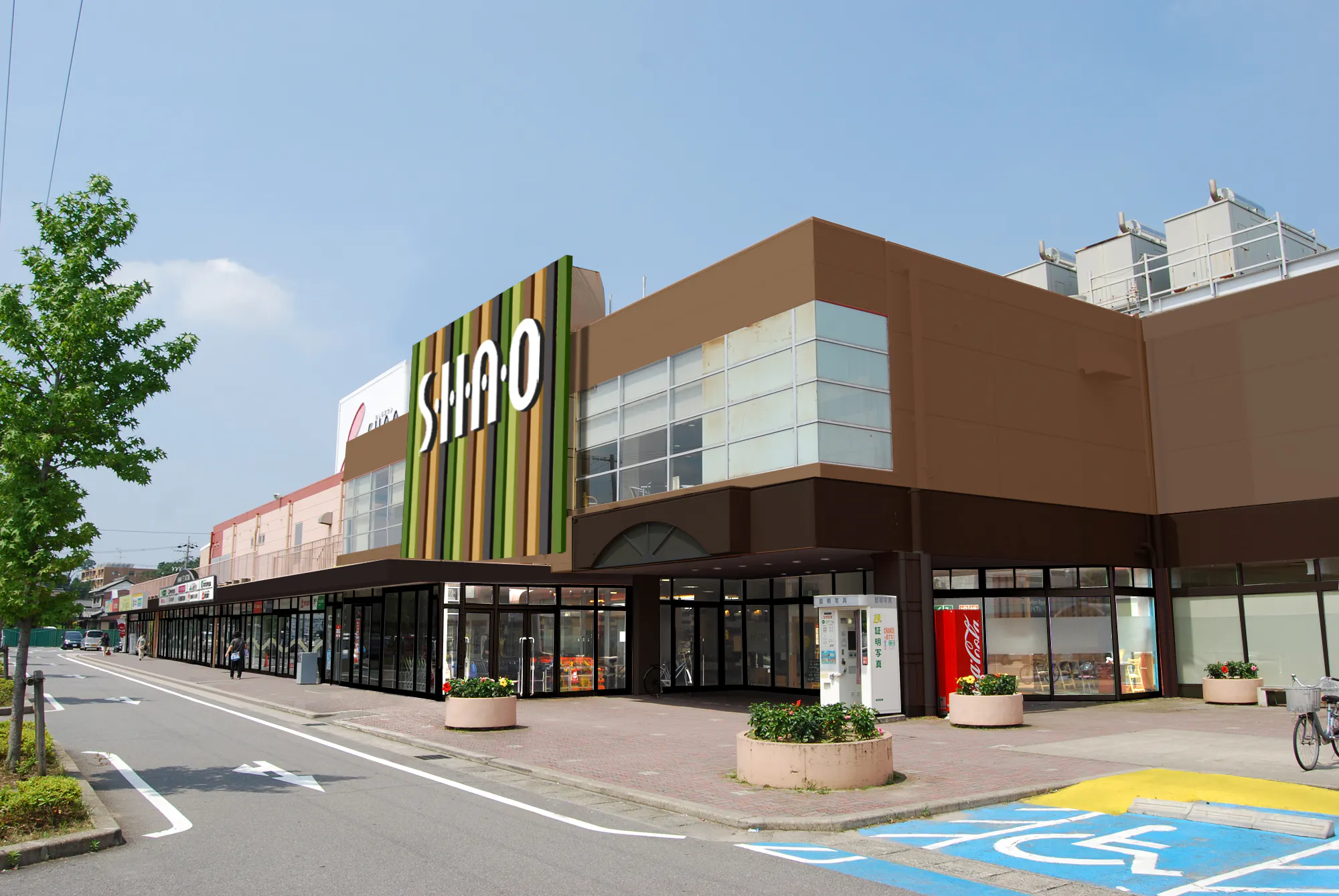 【おしろタウンSHAO】ポップアップストアに適した食品レジ近くの1階メインエスカレーター前