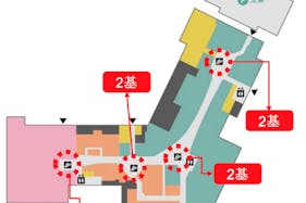 【イオンモール川口】モール内広告 エスカレーターインナーデッキ