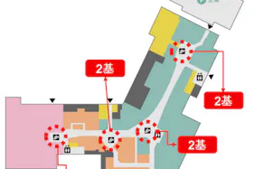 【イオンモール川口】モール内広告 エスカレーターインナーデッキ