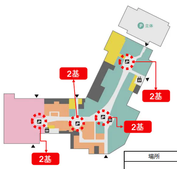 【イオンモール川口】モール内広告 エスカレーターインナーデッキ