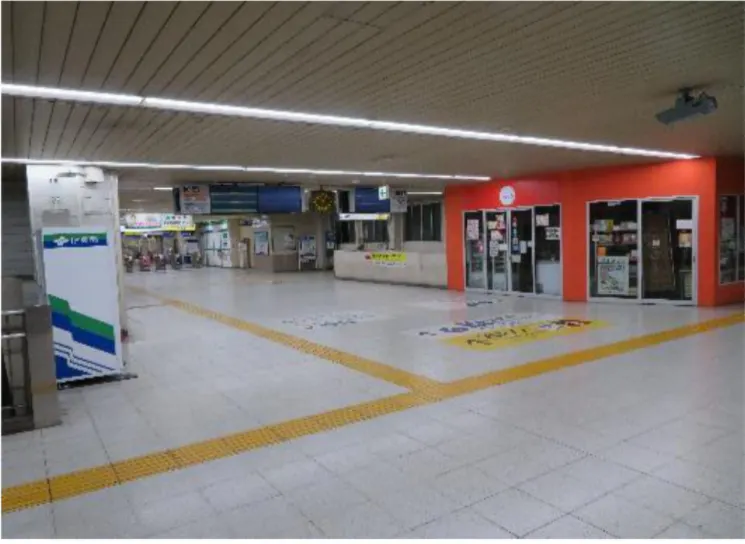 【京成高砂駅】食物販やポップアップストアに最適な人の流動が多い改札内コンコース