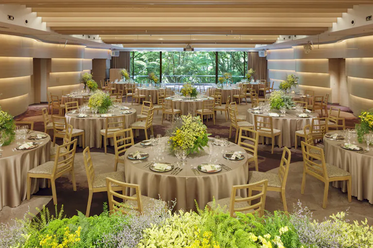 【八芳園内】大型プロモーションや展示会に最適な広さ302㎡のイベントスペース(ニュイ)の画像1