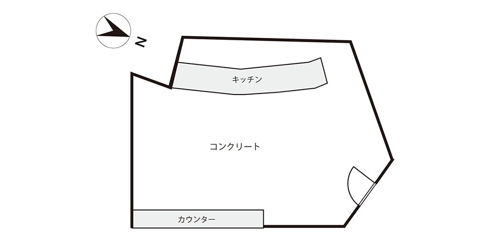 スペースの見取り図です。
