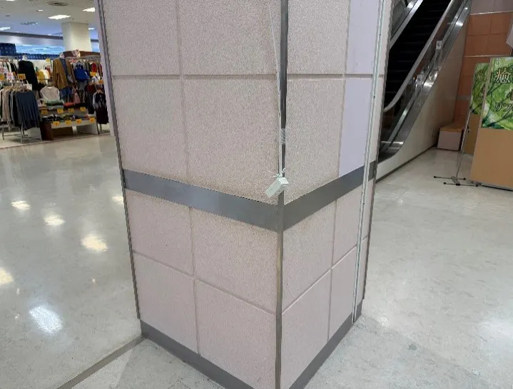 【イオン白河西郷店】西エスカレーター脇 販促プロモーションに最適なスーパー店内催事イベントスペース