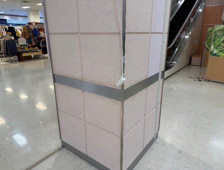 【イオン白河西郷店】西エスカレーター脇 販促プロモーションに最適なスーパー店内催事イベントスペース