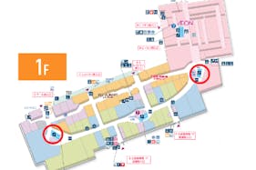 【イオンモール春日部】モール内広告 エスカレーター側面