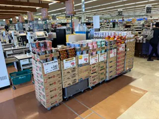 【天満屋ハピーズ高野店】レジ横 各種プロモーション、会員獲得イベントに最適な屋内催事イベントスペース