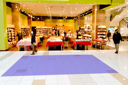 【イオンモール扶桑】プロモーションイベントに最適な1Fインフォメーション前特設会場の催事イベントスペース