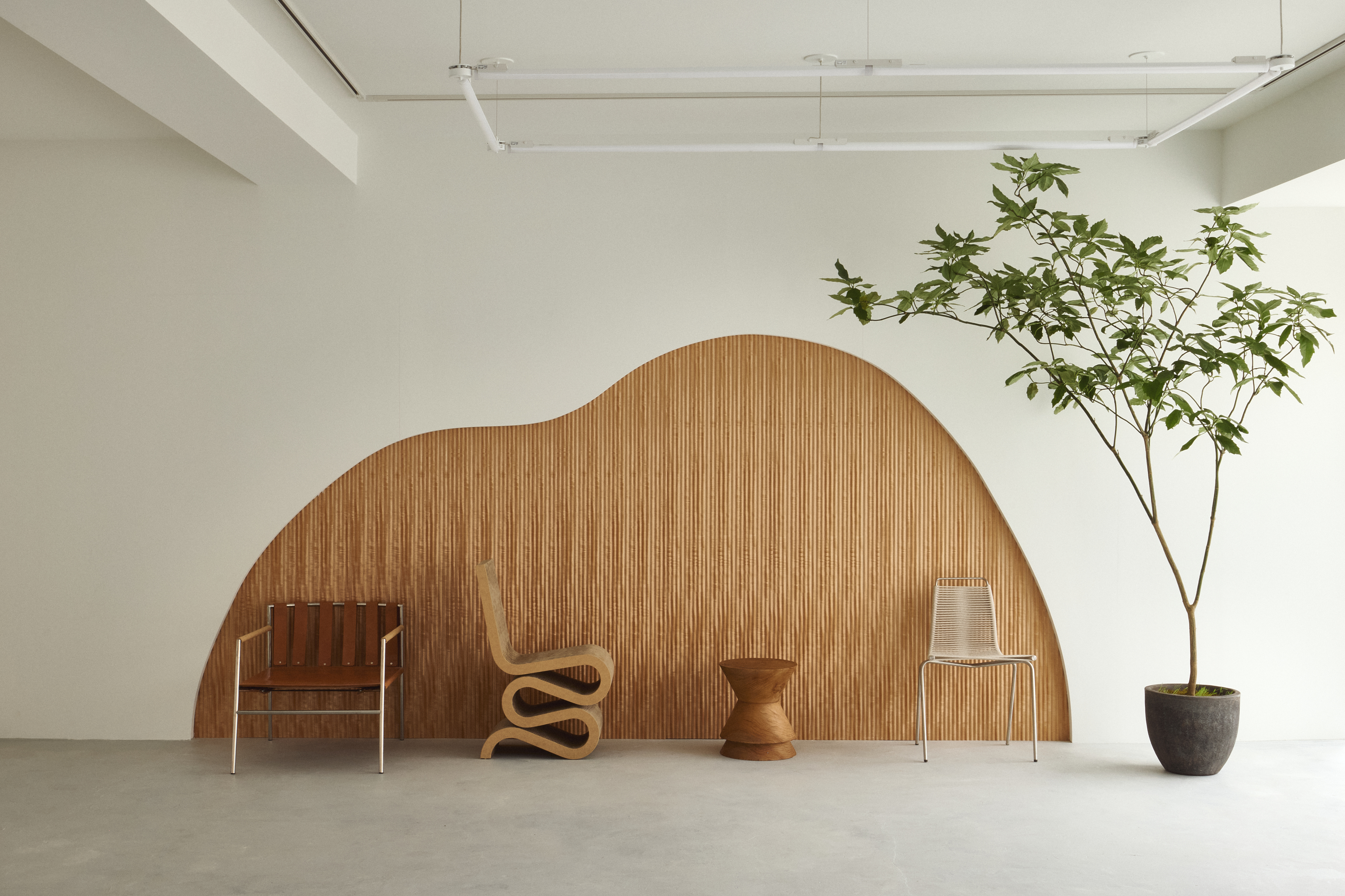 【明治神宮前駅4分／原宿駅4分】自然光あふれる白壁モルタルのミニマルなイベントスペース／展示会・ポップアップ・撮影に最適