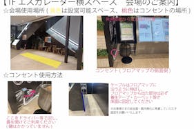 【イオンSENRITO専門館】目の前にスーパーマーケットKOHYOの売り場があり、人通りが多く活気に溢れたスペースです。