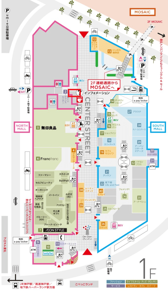 センターストリート沿いにある店舗スペースです