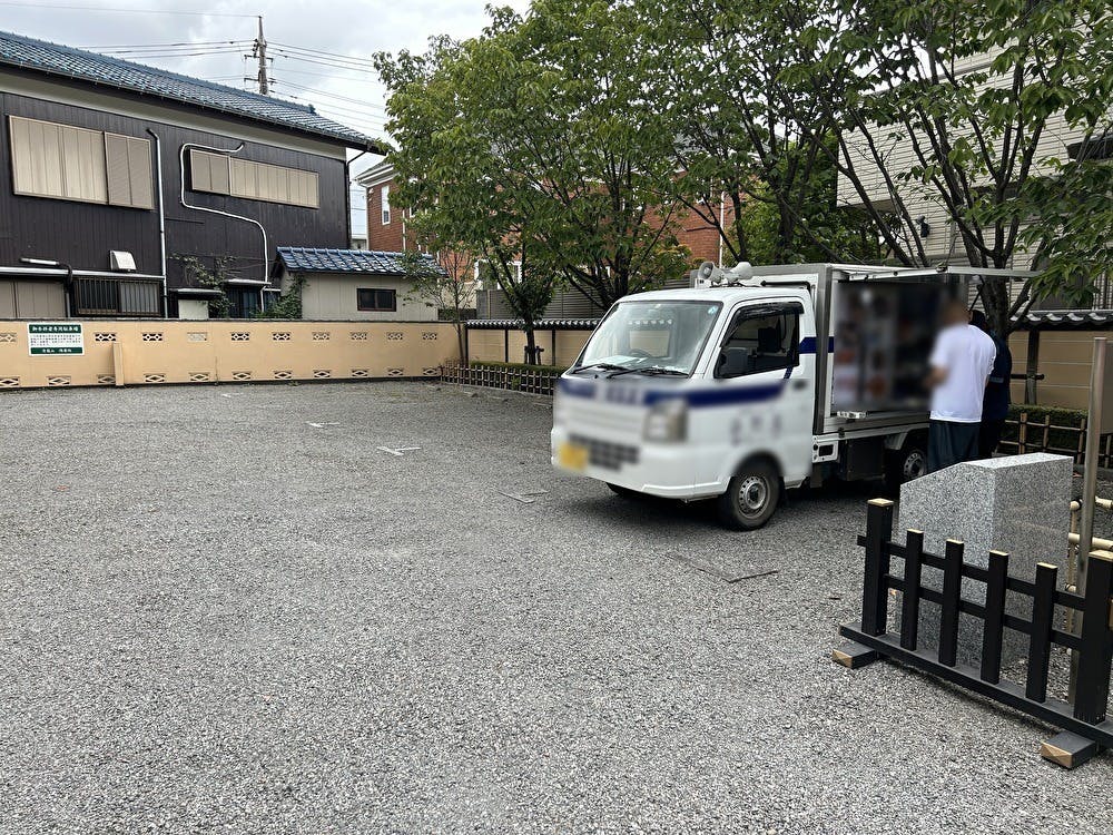 【南柏駅9分】食物販に最適な地域に密着した寺院内の駐車場スペース