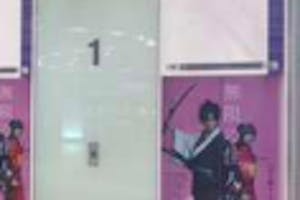 【イオンモールKYOTO】モール内広告 エレベーター