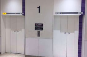 【イオンモールKYOTO】モール内広告 エレベーター