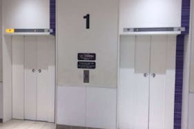 【イオンモールKYOTO】モール内広告 エレベーター