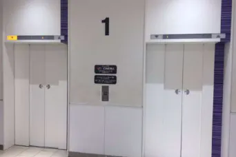 【イオンモールKYOTO】モール内広告 エレベーター