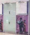 【イオンモールKYOTO】モール内広告 エレベーター
