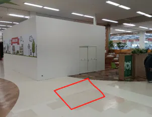 【イオンスーパーセンター盛岡渋民店】専門店入口側フードコート 販促プロモーションや物販に最適なスーパー店内催事イベントスペース