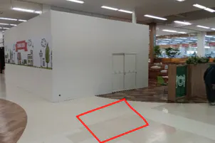 【イオンスーパーセンター盛岡渋民店】専門店入口側フードコート 販促プロモーションや物販に最適なスーパー店内催事イベントスペース