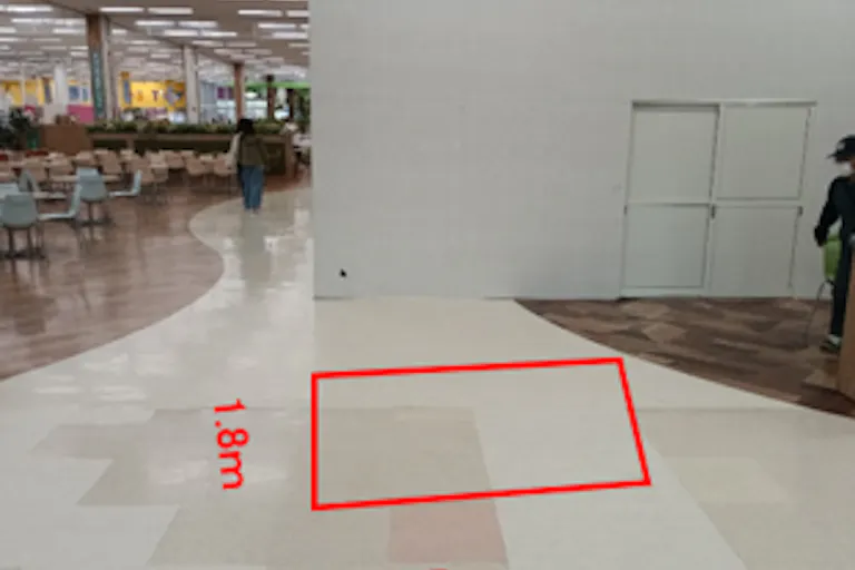 【イオンスーパーセンター盛岡渋民店】専門店入口側フードコート 販促プロモーションや物販に最適なスーパー店内催事イベントスペースの画像1