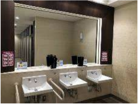 【イオンモール下田】モール内広告 化粧室