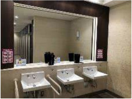 【イオンモール下田】モール内広告 化粧室の画像