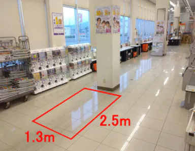 【ザ・ビッグ大曲福田店】レジ横催事スペース① 販促プロモーションや物販に最適なスーパー店内催事イベントスペース