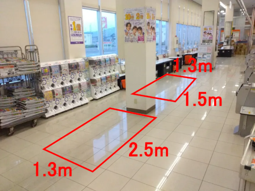 【ザ・ビッグ大曲福田店】レジ横催事スペース 販促プロモーションや物販に最適なスーパー店内催事イベントスペースの画像