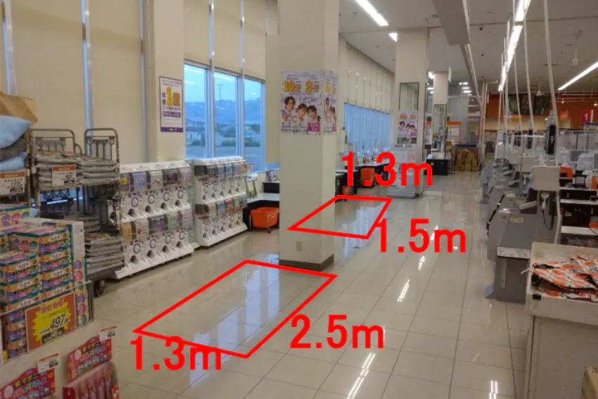 【ザ・ビッグ大曲福田店】レジ横催事スペース 販促プロモーションや物販に最適なスーパー店内催事イベントスペース