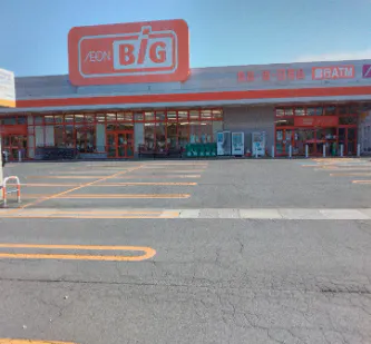 【ザ・ビッグ釈迦内店】入り口前① 販促プロモーションや物販に最適なスーパー店外催事イベントスペース