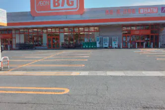 【ザ・ビッグ釈迦内店】入り口前① 販促プロモーションや物販に最適なスーパー店外催事イベントスペース