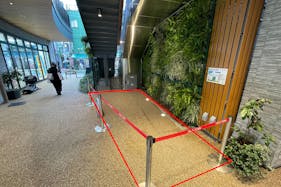 【イオンタウン旗の台/旗の台東口通り商店街】小規模物販や各種プロモーションイベントに最適な商店街内にある都心型ショッピングセンターの軒下スペース