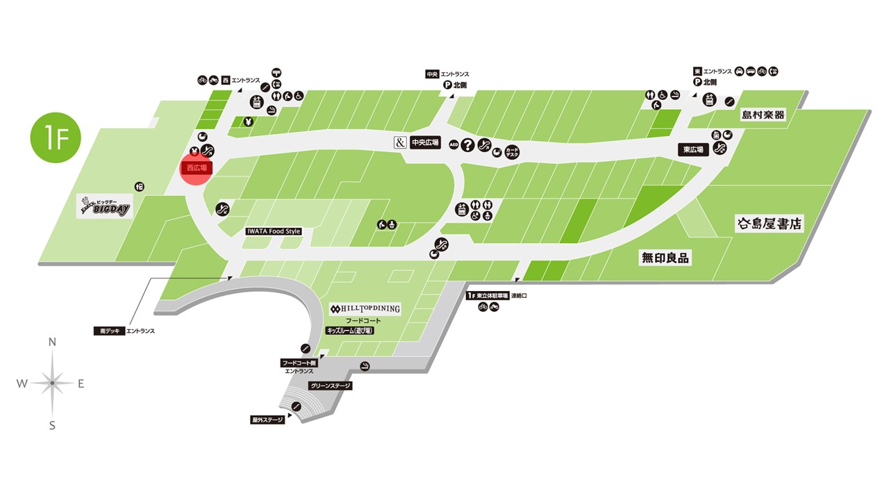 【ららぽーと磐田】1階 西広場