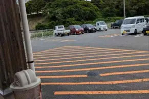 【ダイナム山口長門店ゆったり館】キッチンカーやプロモーションに最適なアミューズメント施設のイベントスペース(店舗出入り口側)