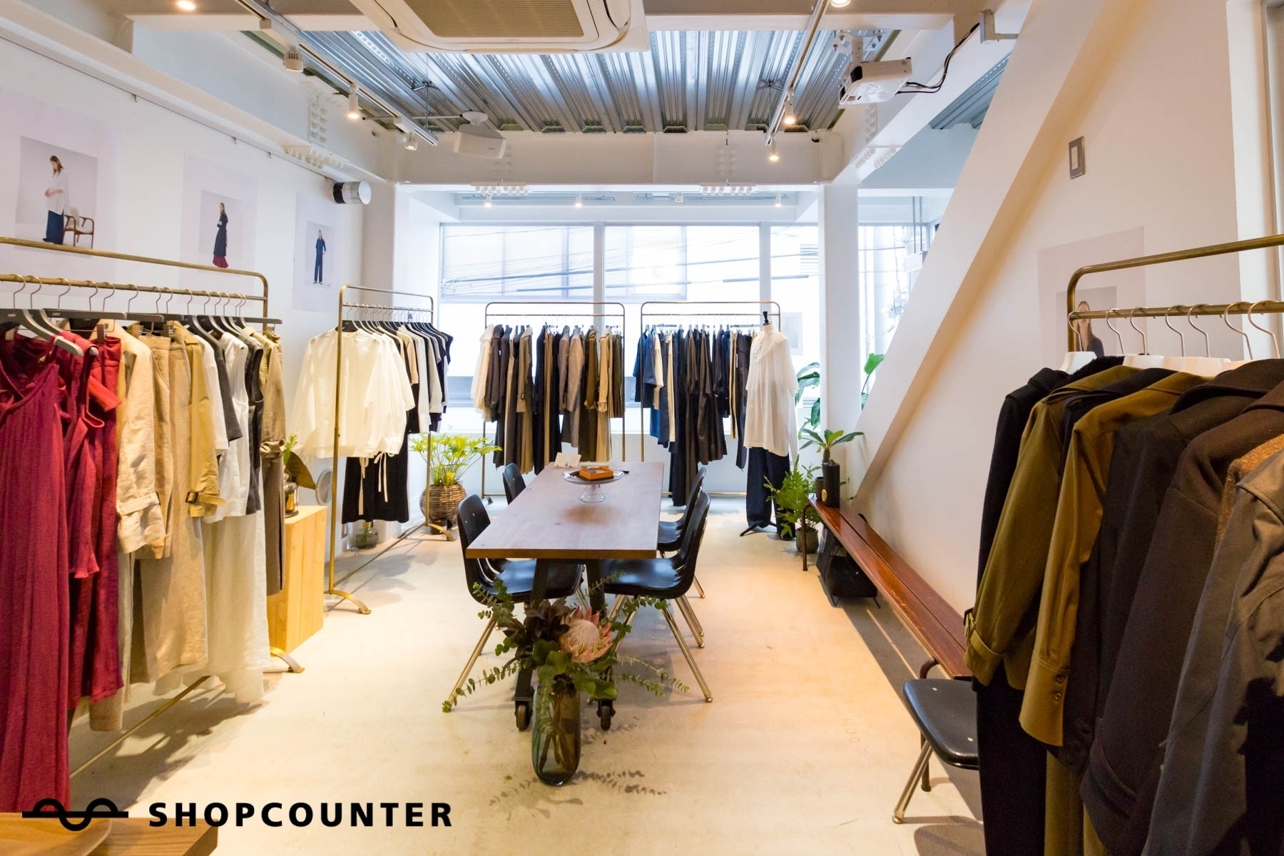 アパレル展示会利用時の様子です。