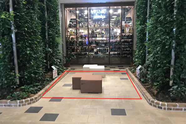 【Bivi千里山】食物販や物販に適した1F阪急オアシス横前の屋内スペース