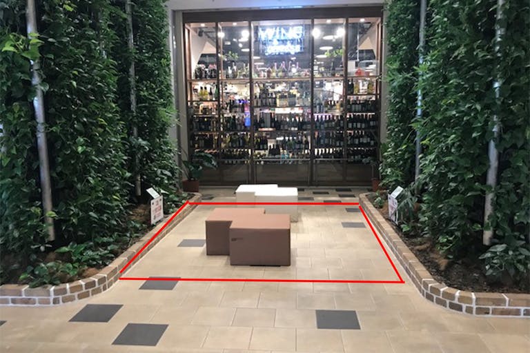 【Bivi千里山】食物販や物販に適した1F阪急オアシス横前の屋内スペースの画像1