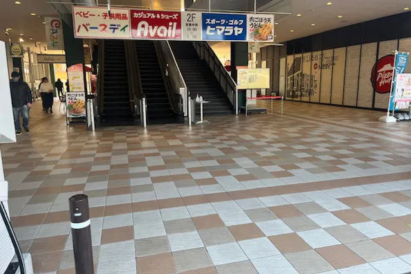 【フレスタモール カジル岩国】プロモーションに最適な半屋外スペース