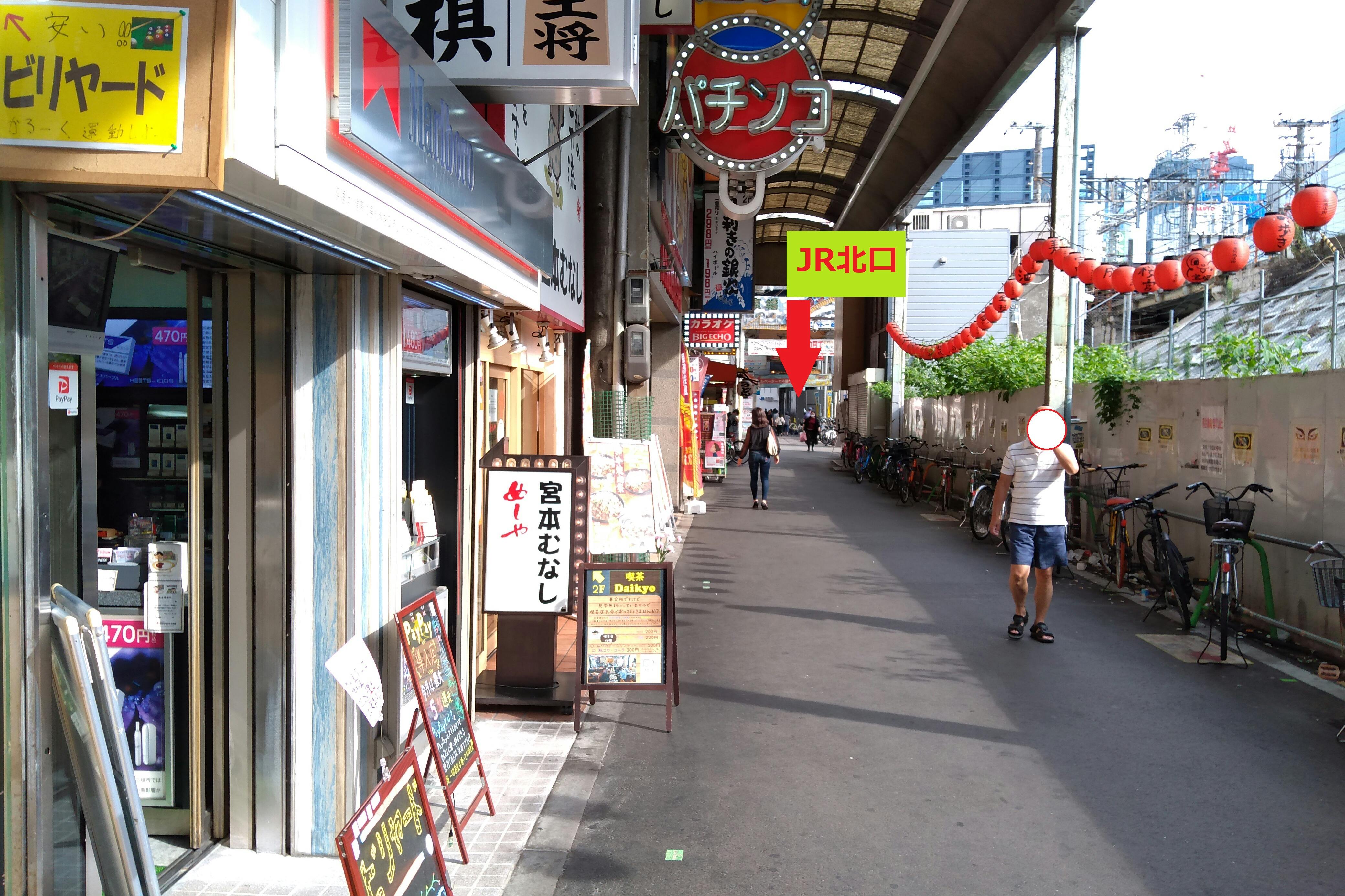【京橋駅2分】 アーケード商店街内の一等地路面スペース