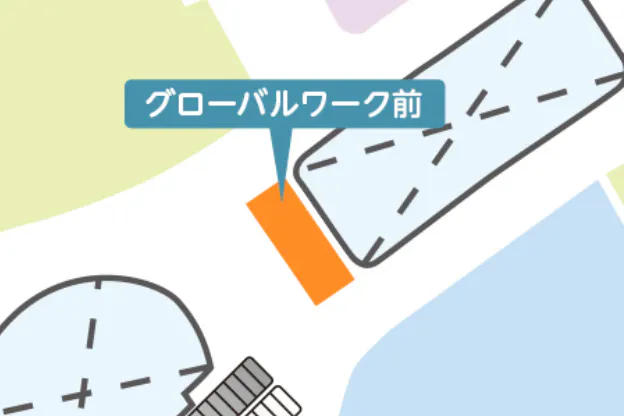 【イオンモールかほく*】グローバルワーク前ブリッジ