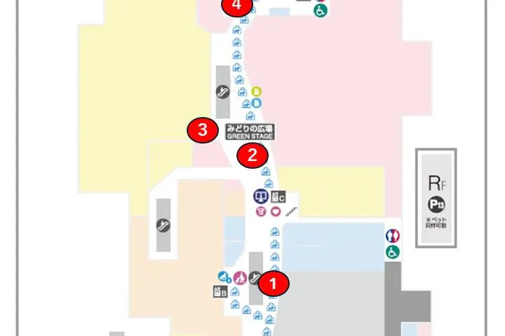 【ららぽーとTOKYO-BAY】North Gate 1F みどりの広場