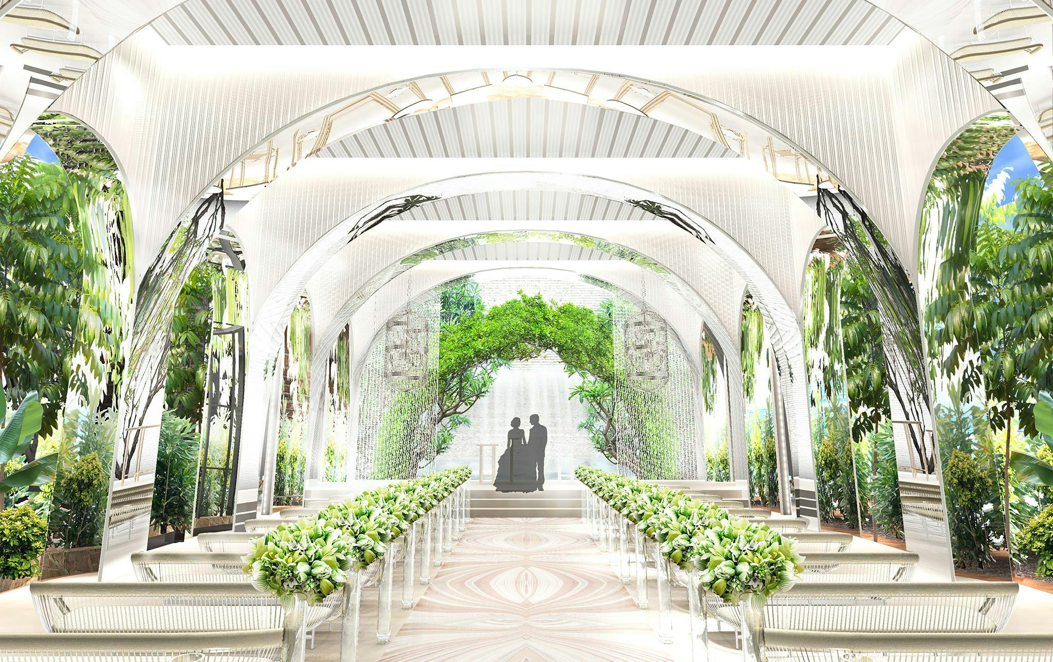 【西鉄福岡(天神)駅3分】撮影ロケや招待制のイベントに最適な解放感あふれるチャペルのレンタルスペース