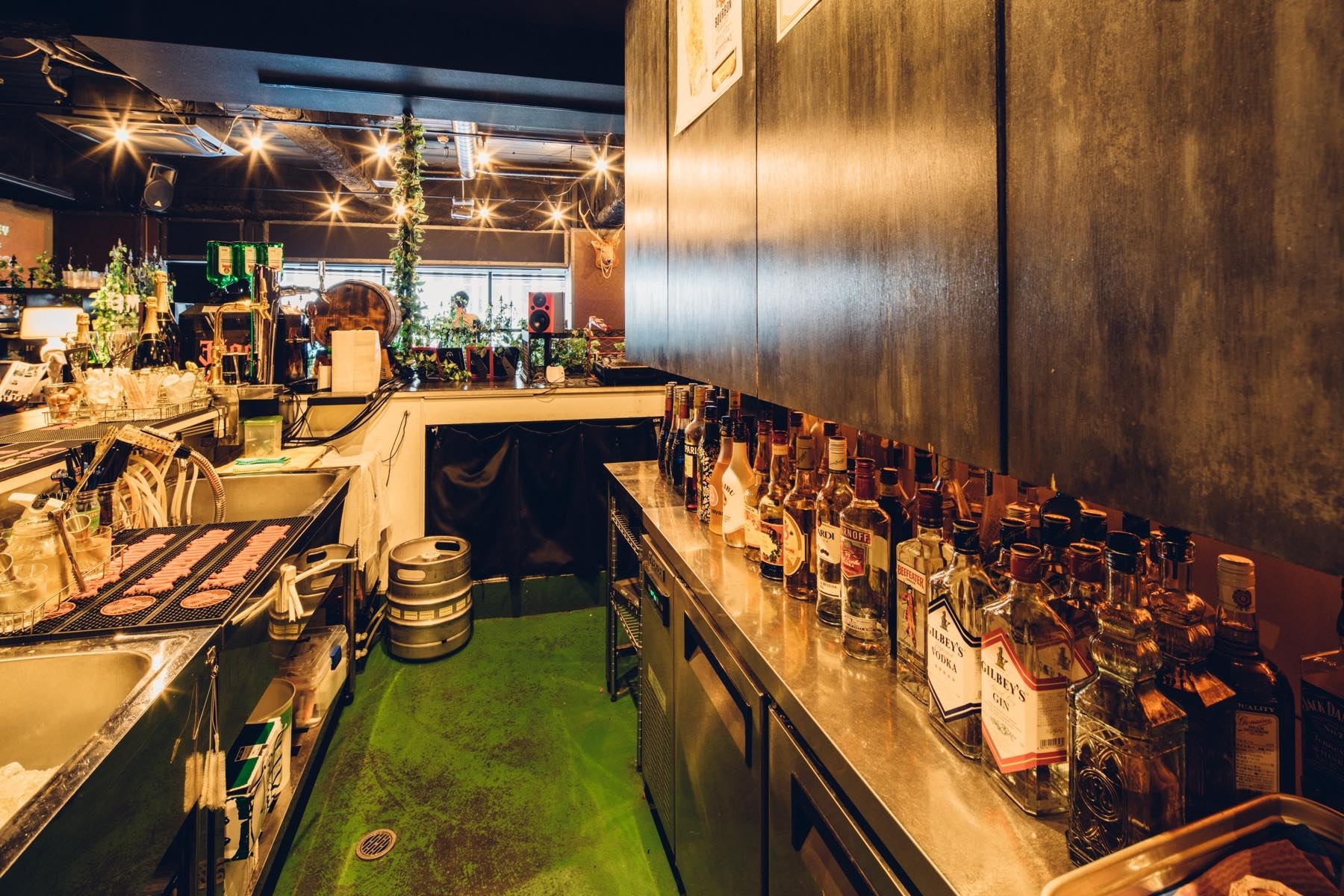 鉄と蔦が交差するお洒落カフェの画像11