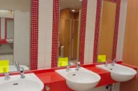 【イオンモール鶴見緑地】モール内広告 化粧室