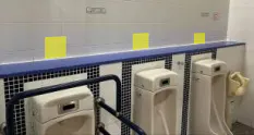 【イオンモール鶴見緑地】モール内広告 化粧室